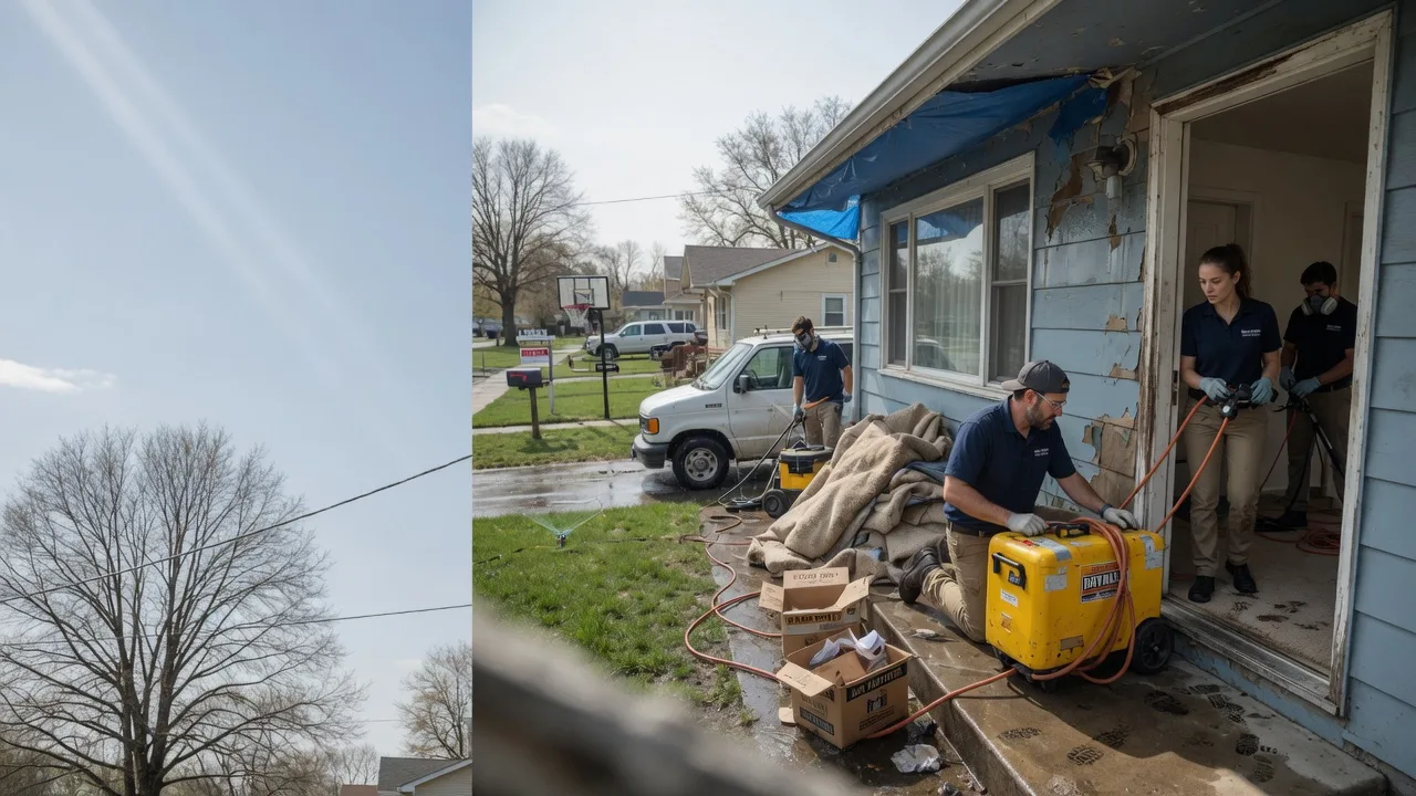 Basement Flood Cleanup in White City, KS near me